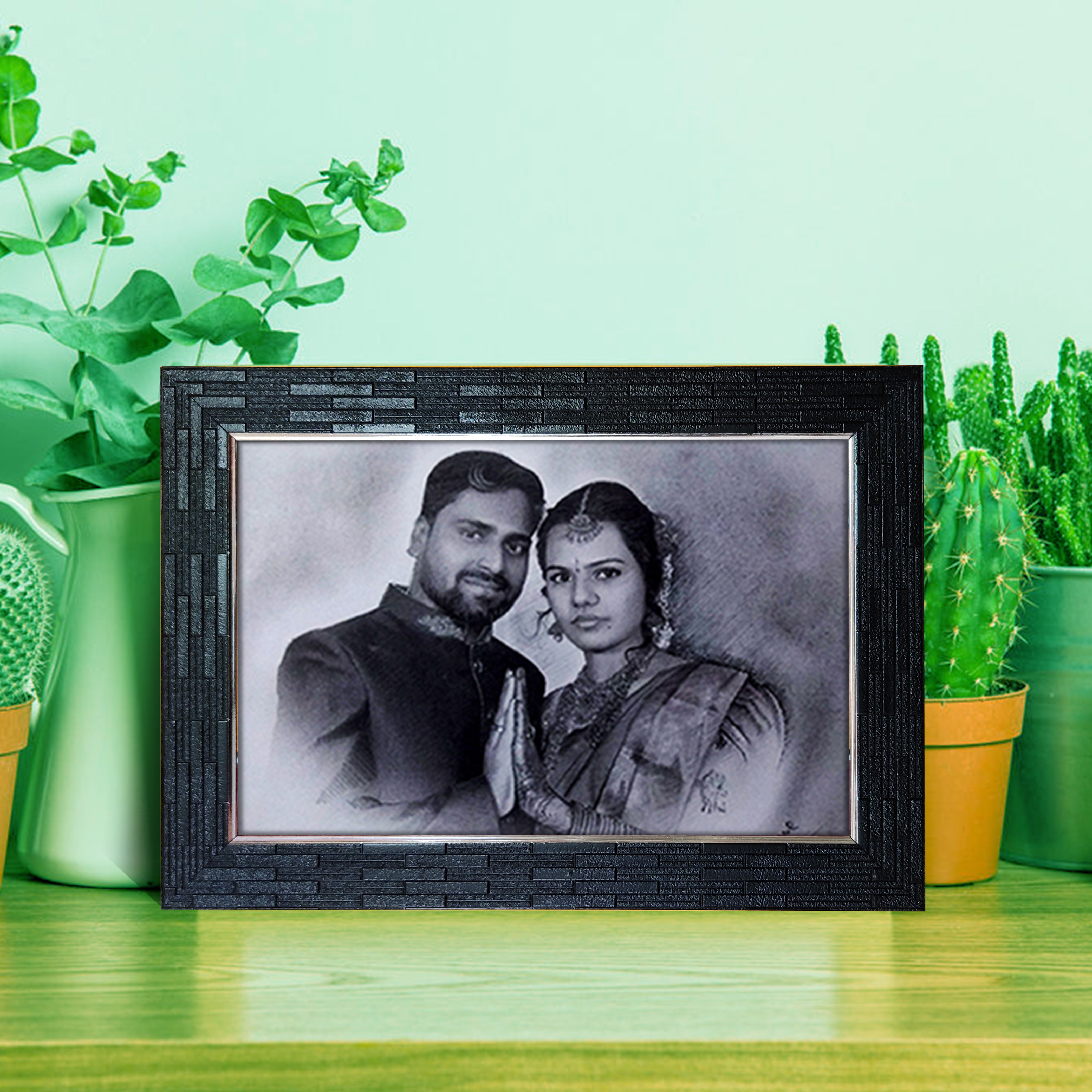 Handmade Couple Pencil Sketch - Perfect Engagement Gift for Couples! – Art  Beniwal