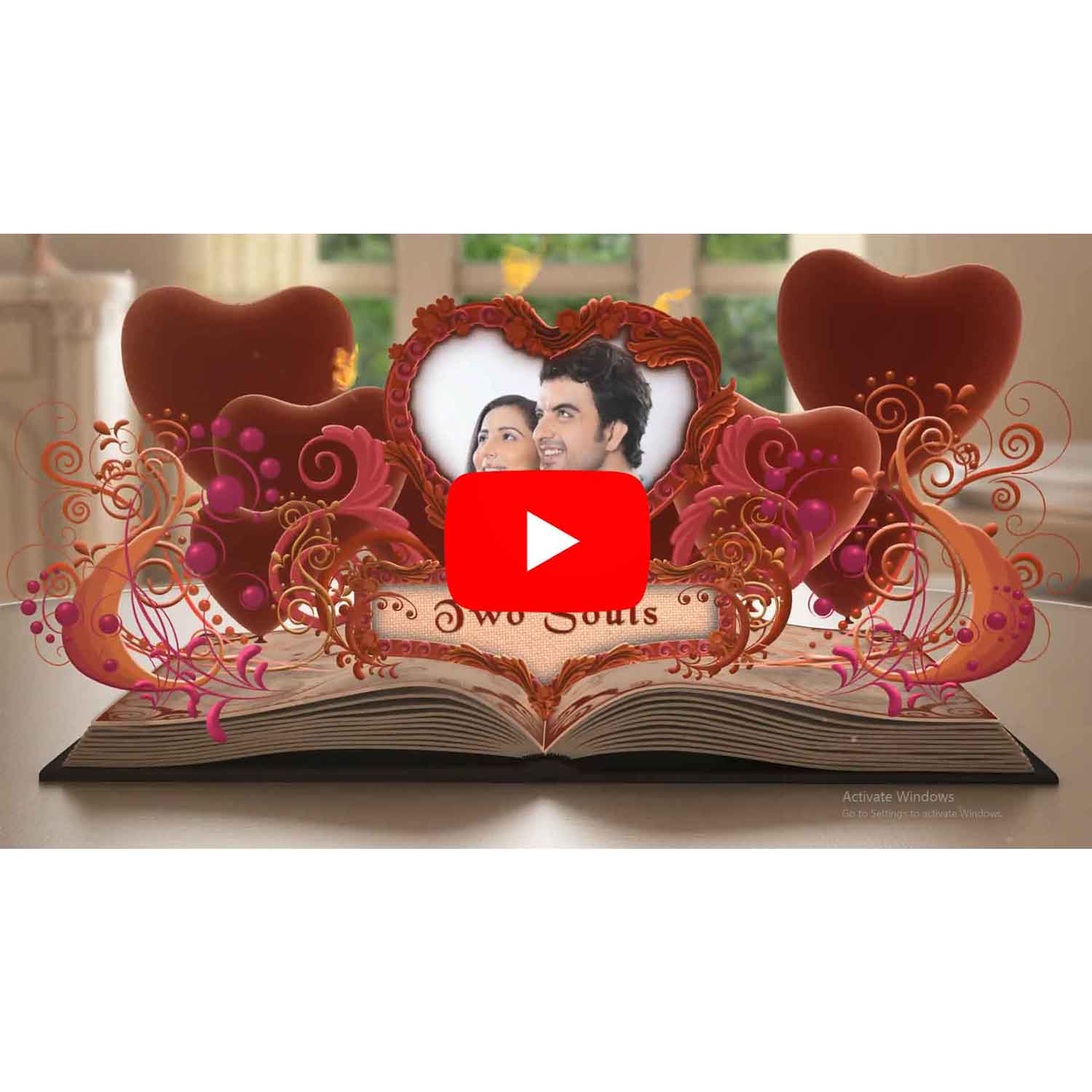 Pop Book Wedding Invitation Video