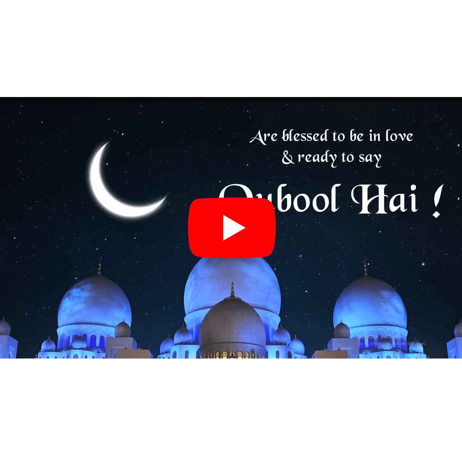 Islamic Theme Wedding Invitation Video