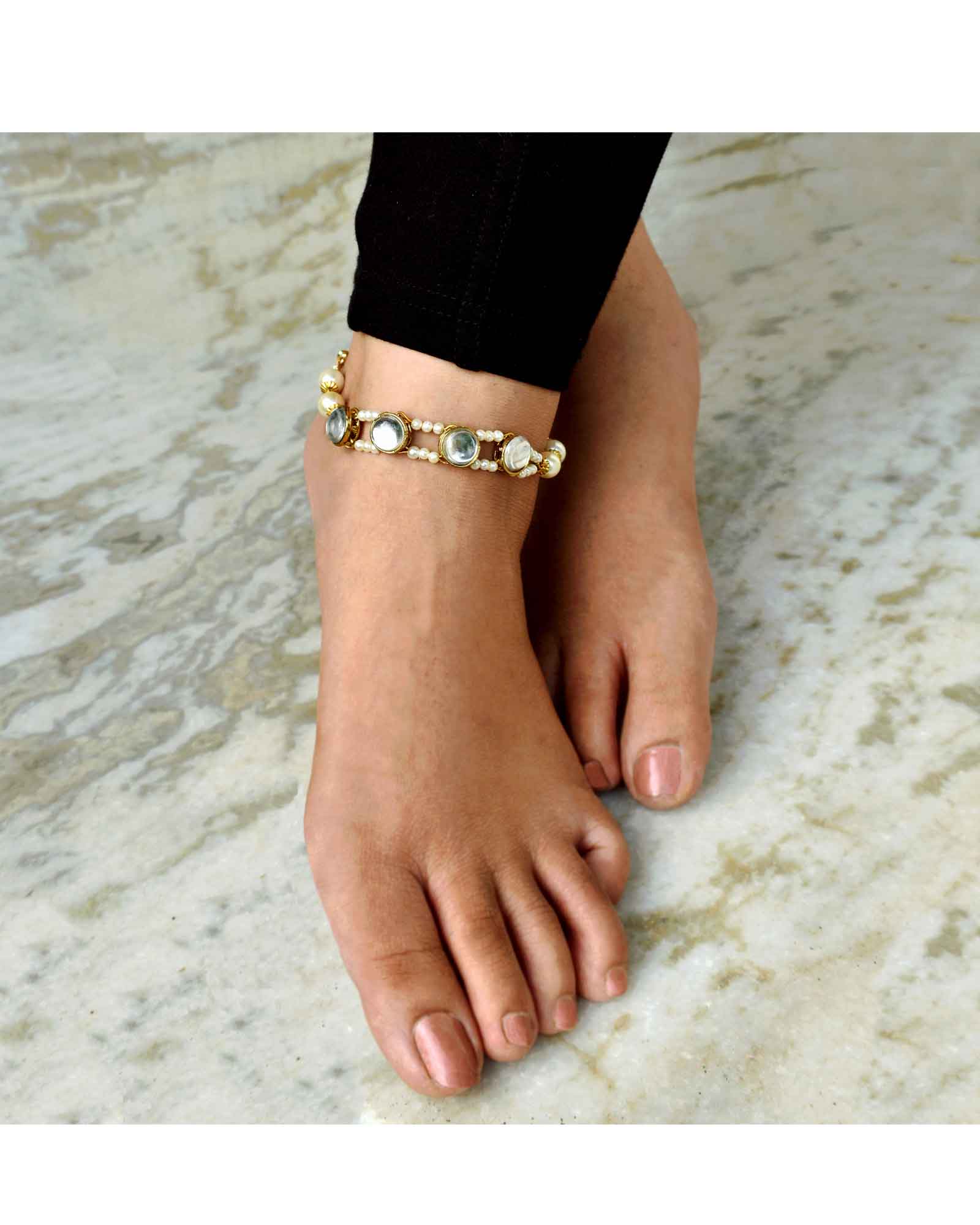 Wedding deals anklets online