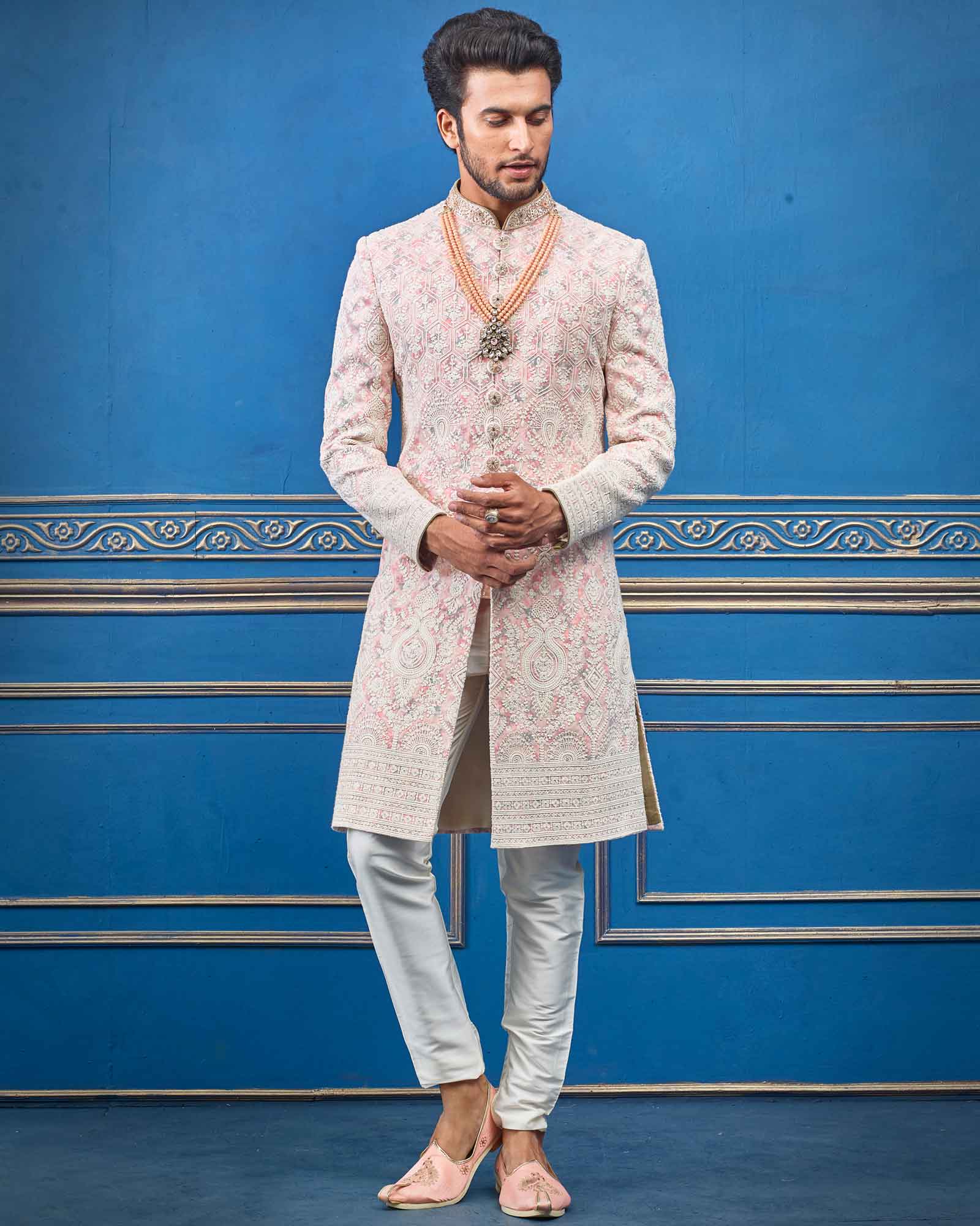 lakhnavi suit for men