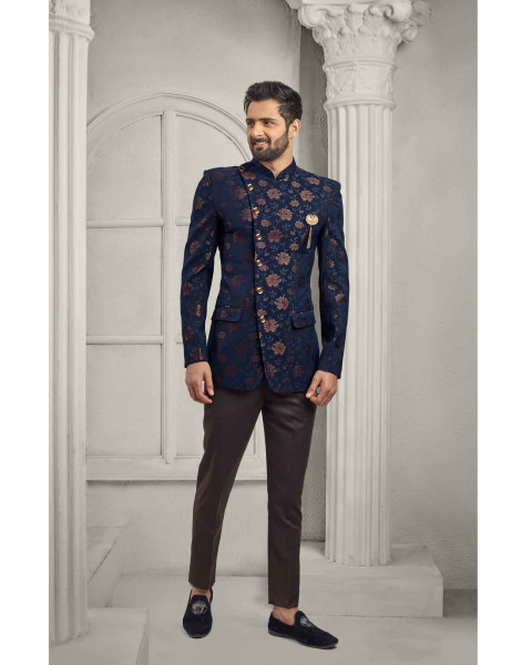 Buy Mens Jodhpuri Suit, Tailored Wedding Suit, Printed Sherwani, Partywear,  Custom Made Suit, Jacket Blazer, Coat With Pant, Indo Western Suit Online  in India -… | Dress suits for men, Tailored wedding