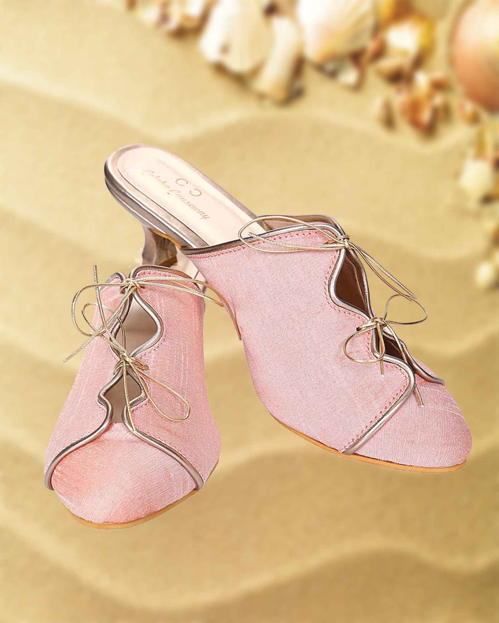 Pink Alice Mules