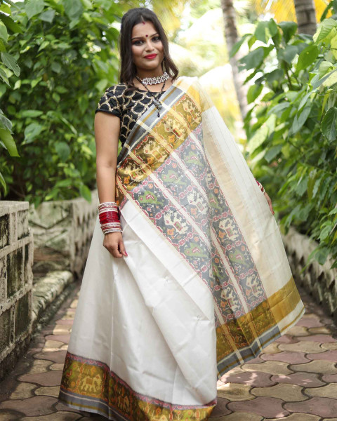 Patola Saree - Buy Pure Patola Silk Saree (Sari) Online | KALKI Fashion