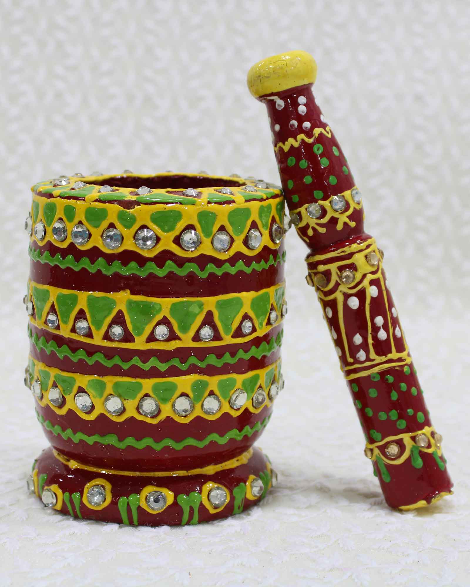 Handcrafted Wooden Okhli (small)