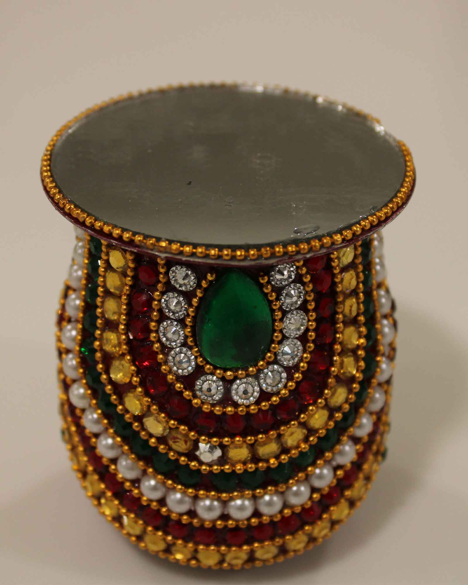 Multi Color Diamond & Beads Work Tabudi