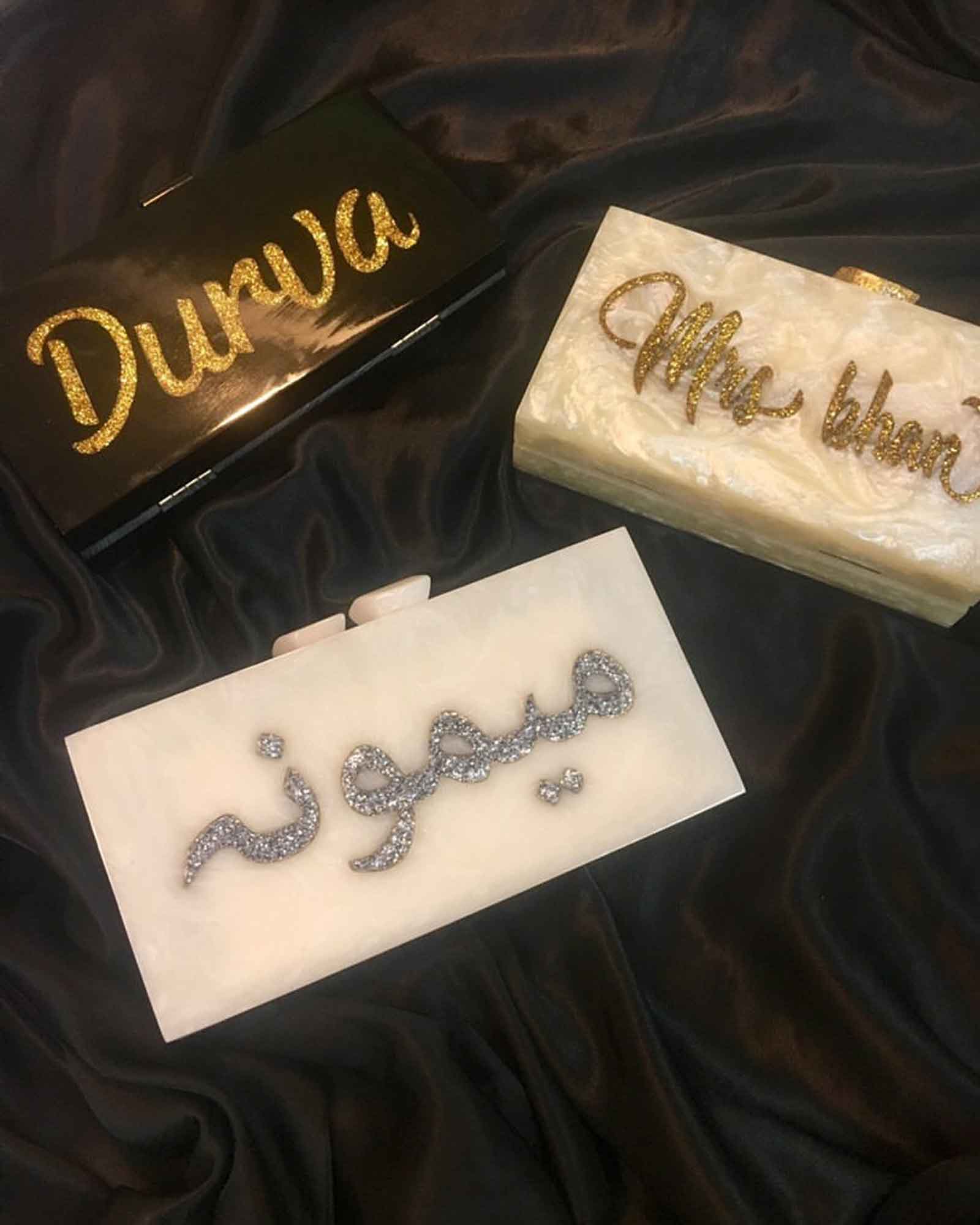 Customised Clutch with Name Engraved