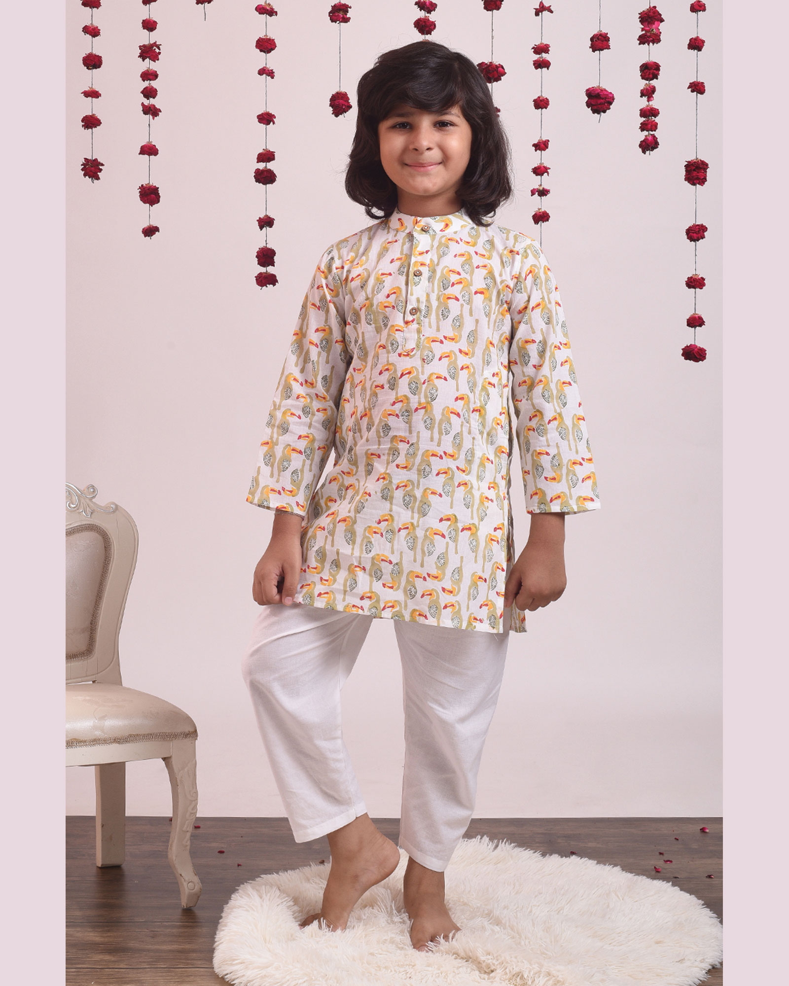 Macaw Kurta Set