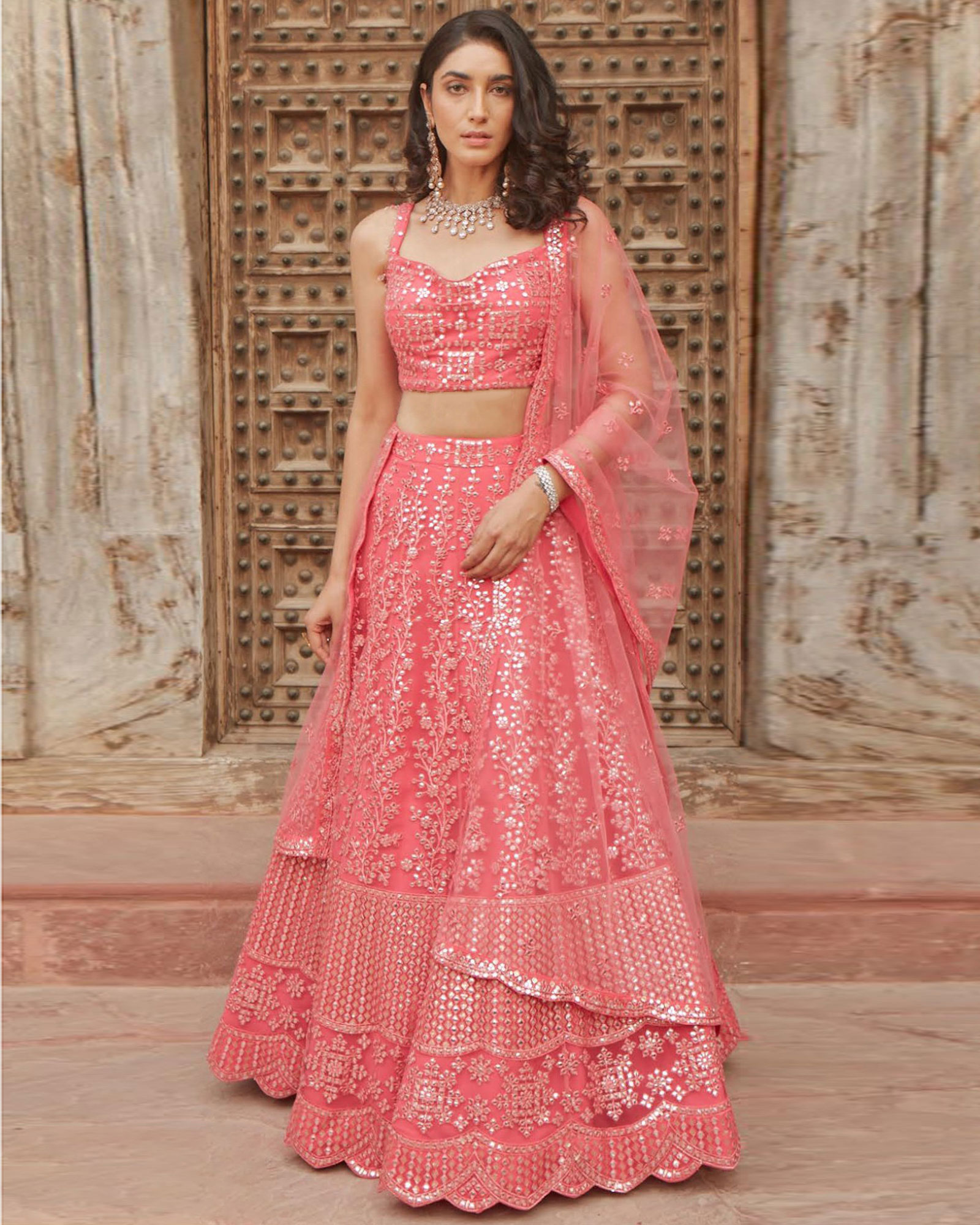 30+ Lehenga Colour Combinations for Brides that are Going to Rule The  Wedding Season | WeddingBazaar