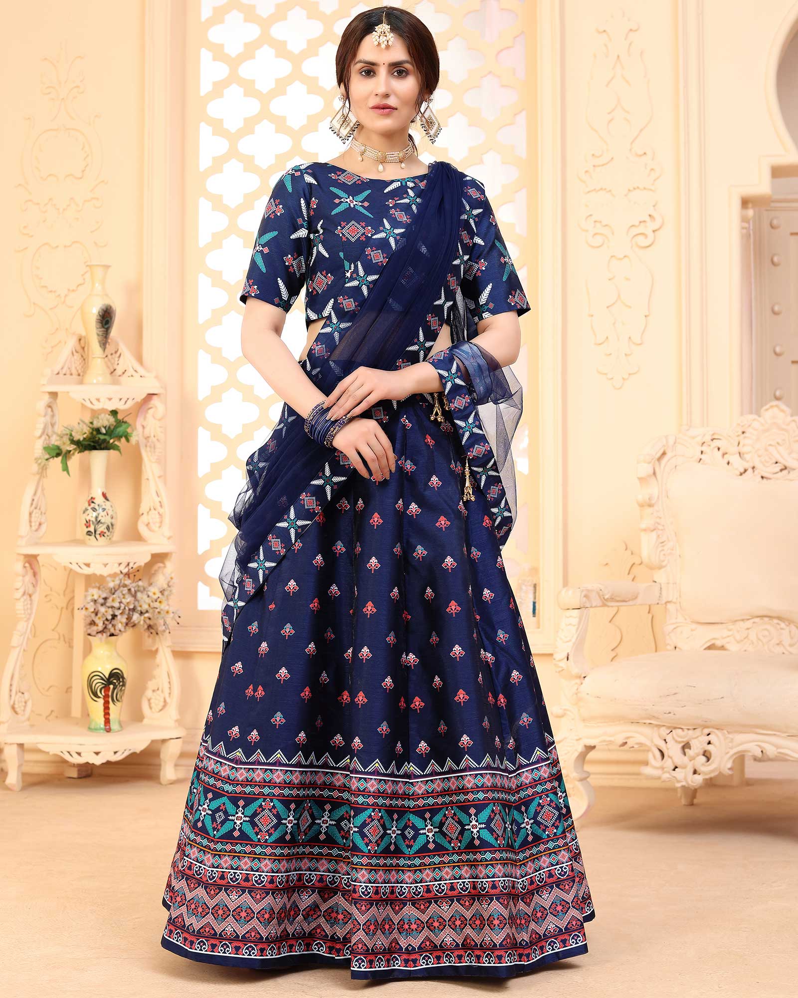 Bridal Wear Silk Designer Lehenga Choli By MS TRENDS 31 New Designs