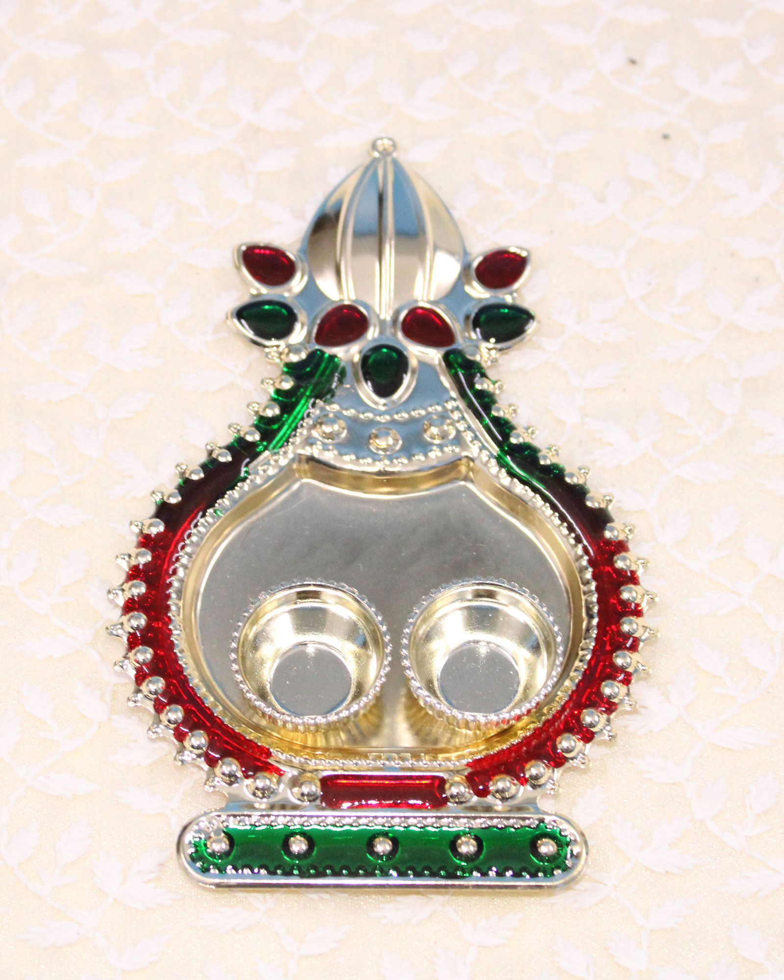 Metal Diamond & Beads Work Kankavati