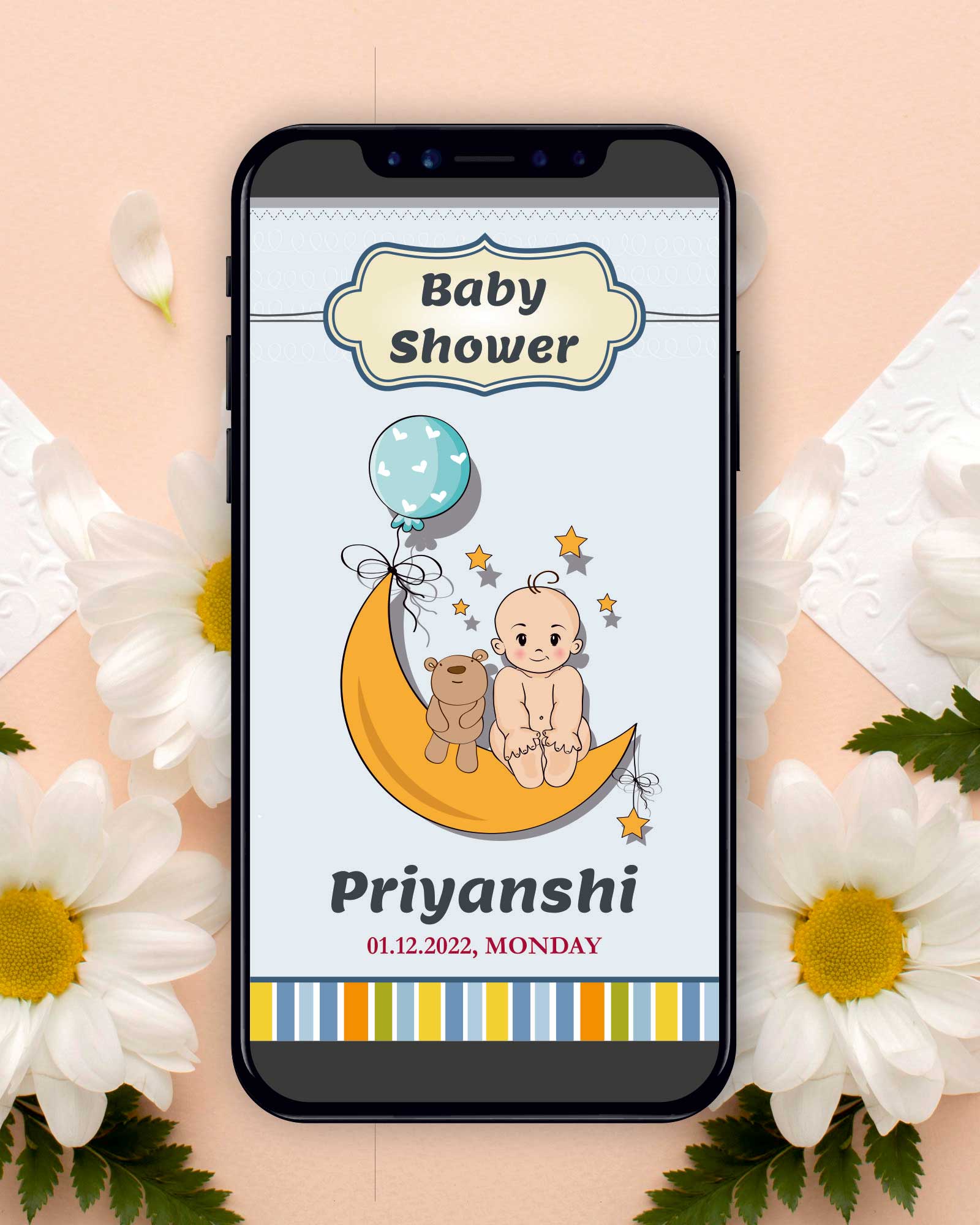 PDF Cute Baby Shower E Invite-