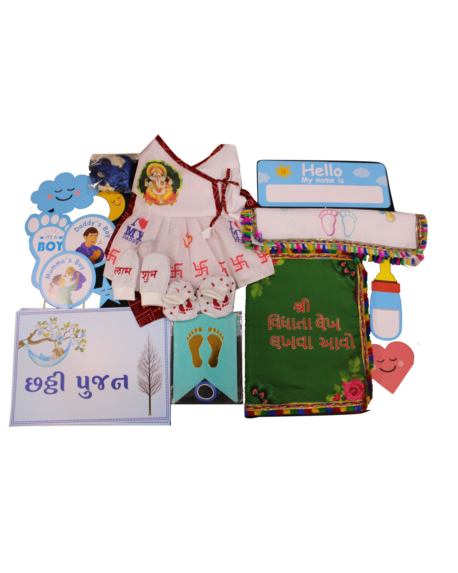 Naming Ceremony Kit for Baby Boy /Chhati Pujan Kit