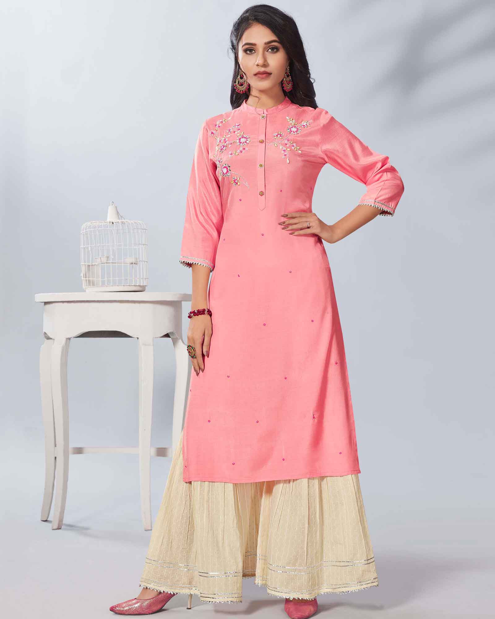 Buy BIBA Anarkali Cotton Suit Set (Sea Green) Online - Best Price BIBA  Anarkali Cotton Suit Set (Sea Green) - Justdial Shop Online.